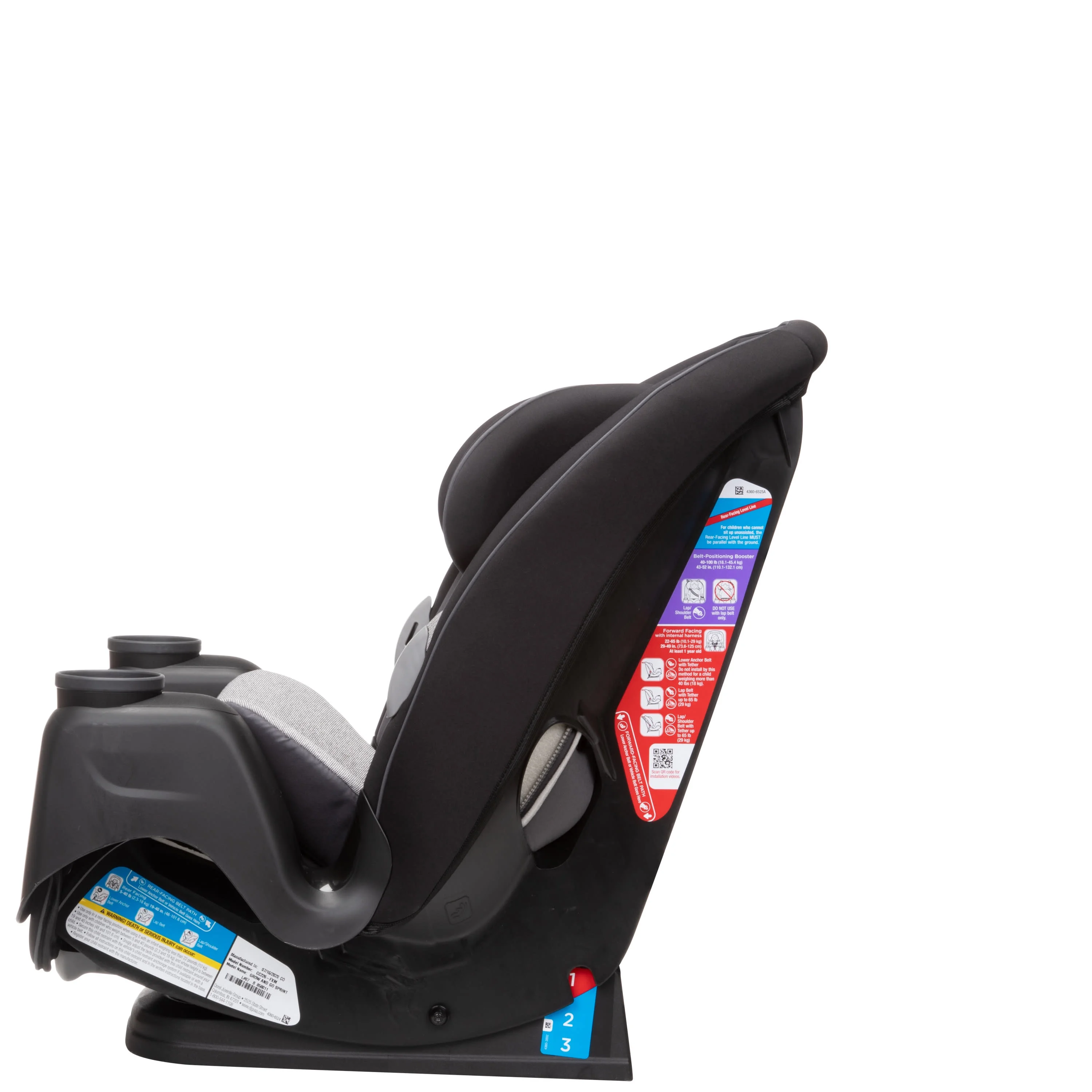 Safety 1st Grow and Go Sprint All-in-One Convertible Car Seat, Soapstone II