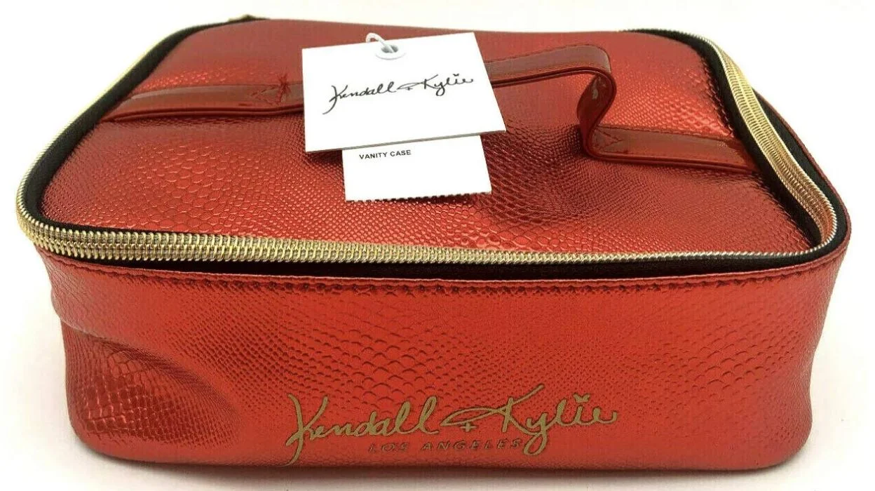 Kendall + Kylie Metallic Red Vanity Case