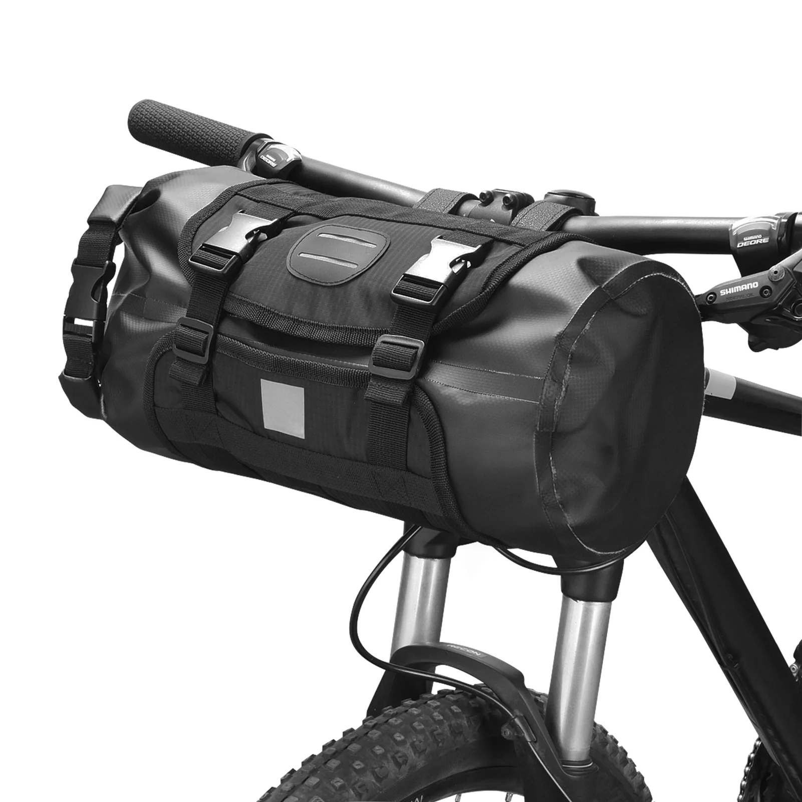 SAHOO Waterproof Bike Handlebar Bag Front Dry Pack Large Capacity Cycling Front Storage Bag for Road Bike MTB Mountain Bike