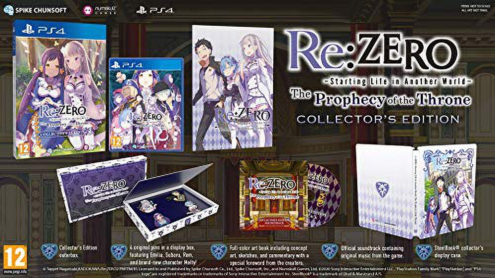 Re: Zero - Starting Life In Another World: The Prophecy Of The Throne Limited Edition (PS4)