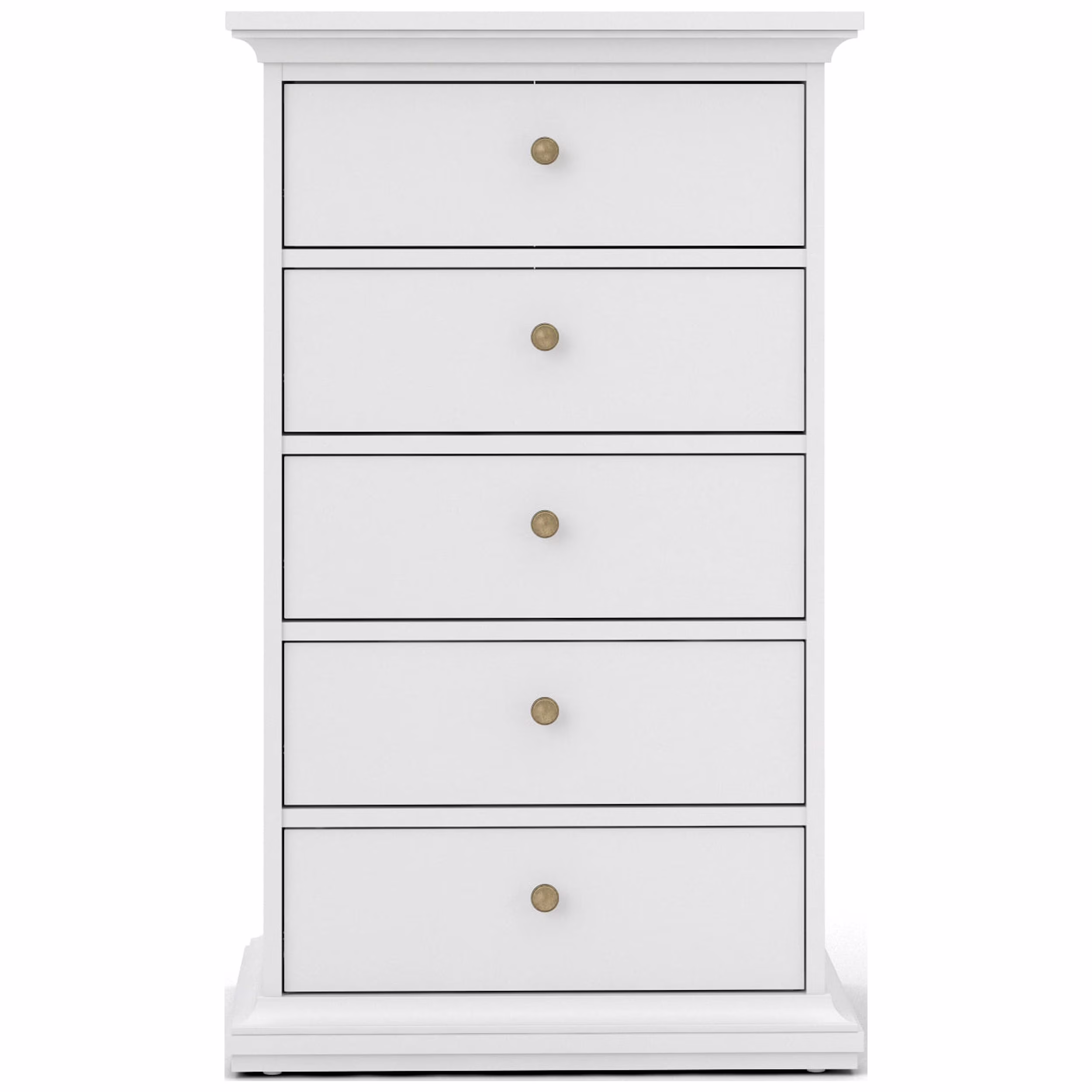 Maison Park 5 Drawer Chest, White