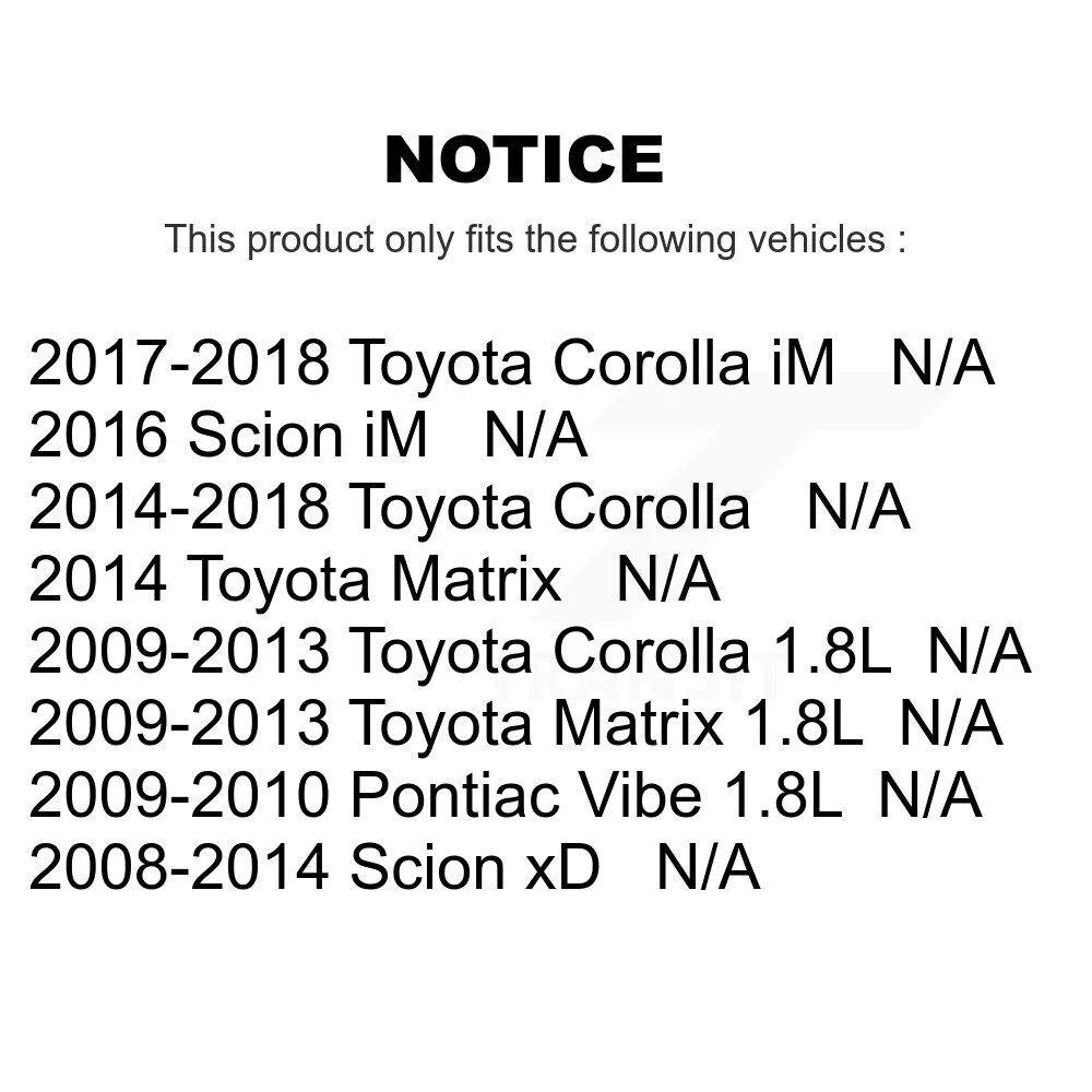 PUR 2x Air + 2x Cabin + 2x Engine Cartridge Oil Filter (6 Total) Kit for Car Toyota Corolla Scion xD Matrix Pontiac Vibe iM KFM-101196