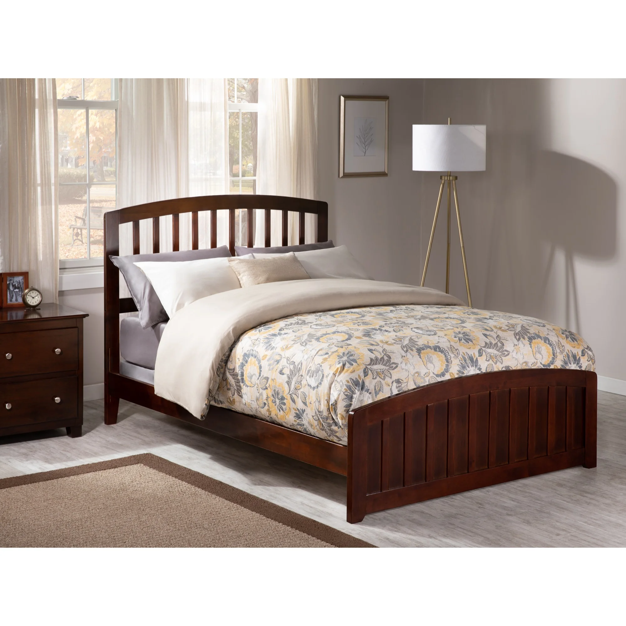 Atlantic Furniture Richmond Platform Bed F with MFB AW