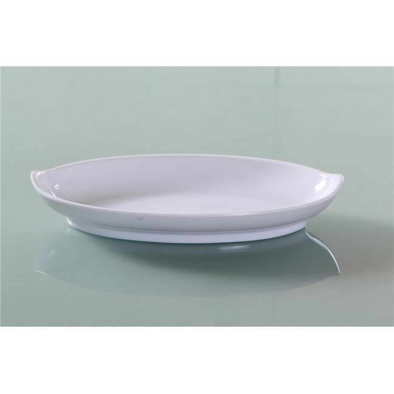12 oz Venice Deep Oval Plate - 9.5 x 5.5 in. - Pack of 24