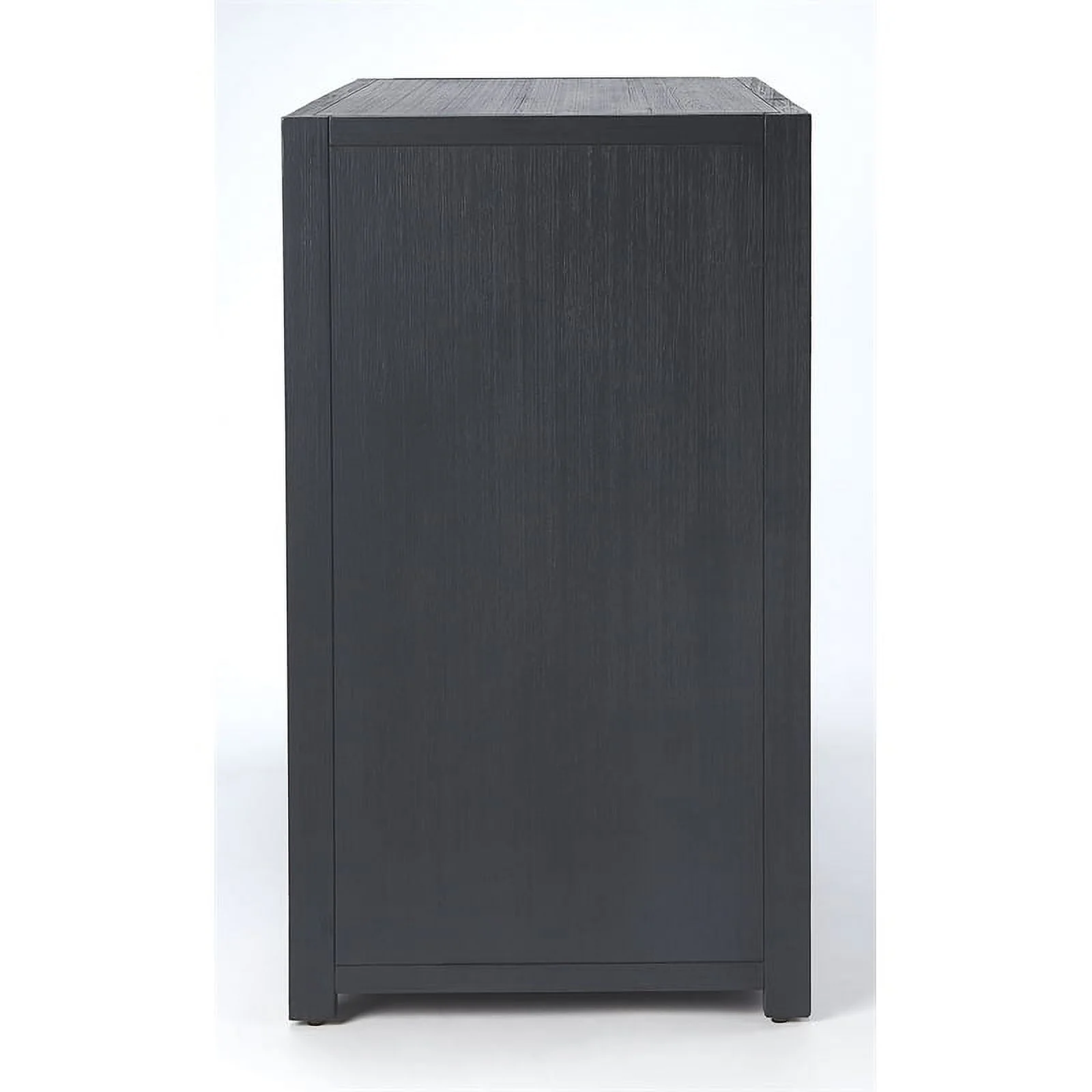 Home Square 3-Piece Set with Dresser and 2 Nightstands in Navy Blue