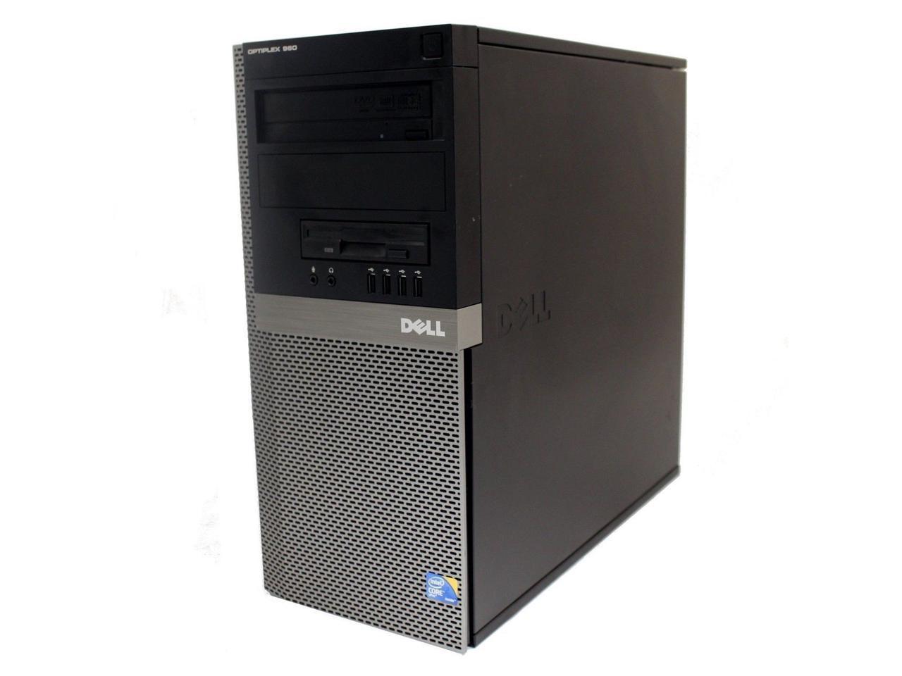 Dell Optiplex 960 MT Core 2 Duo E8600 3.3GHz 8GB 1TB Win 7 Pro 64 Bit - Used
