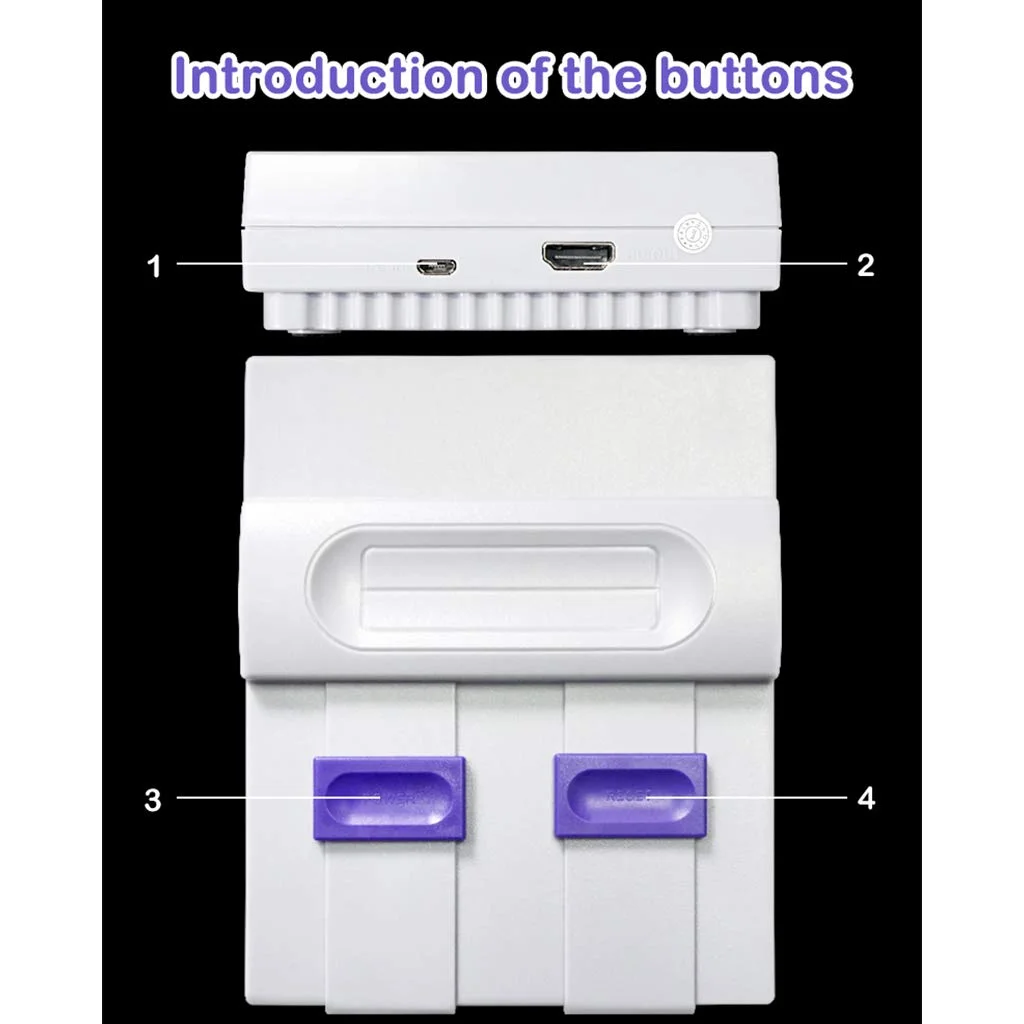 Grace Classic Video Game Console Built-in 821 Games