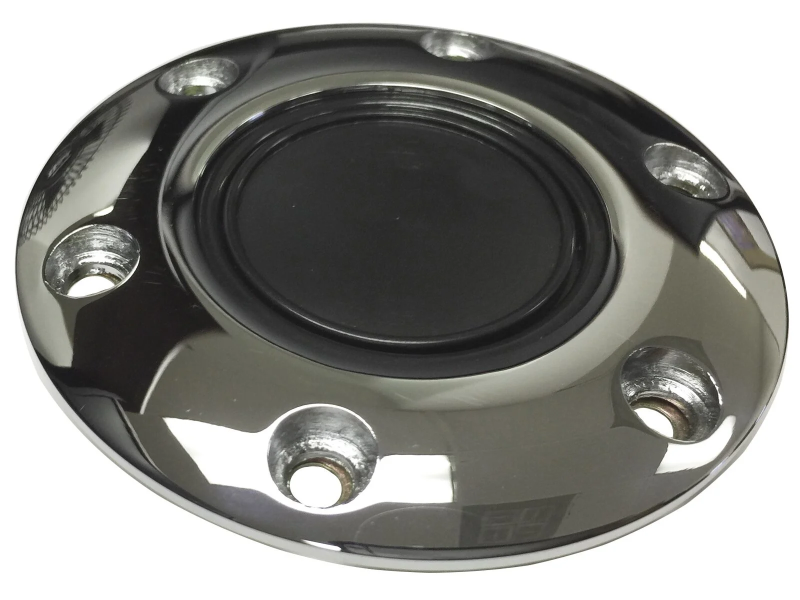 VSW 6-Bolt Chrome Horn Button with Chevrolet Tri-Five Emblem STE1037CHR