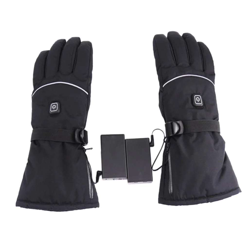 Electric Heated Gloves Mens Hands Warmer Outdoor Sport Fishing Skiing Hiking