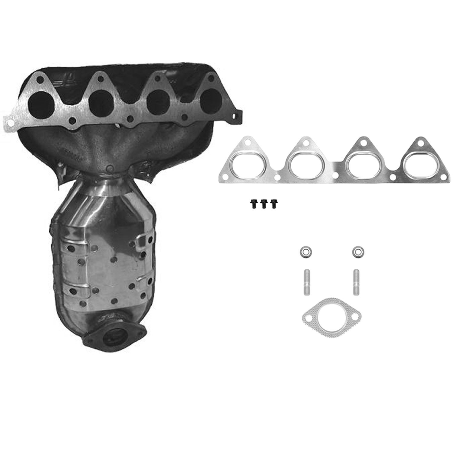 For Hyundai Accent Eastern Catalytic Converter w/ Exhaust Manifold