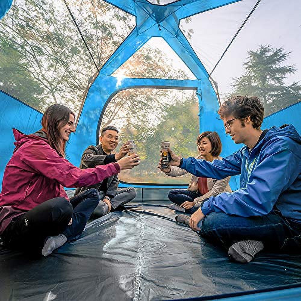 KAZOO Family Camping Tent Large Waterproof Pop Up Tents 4 Person