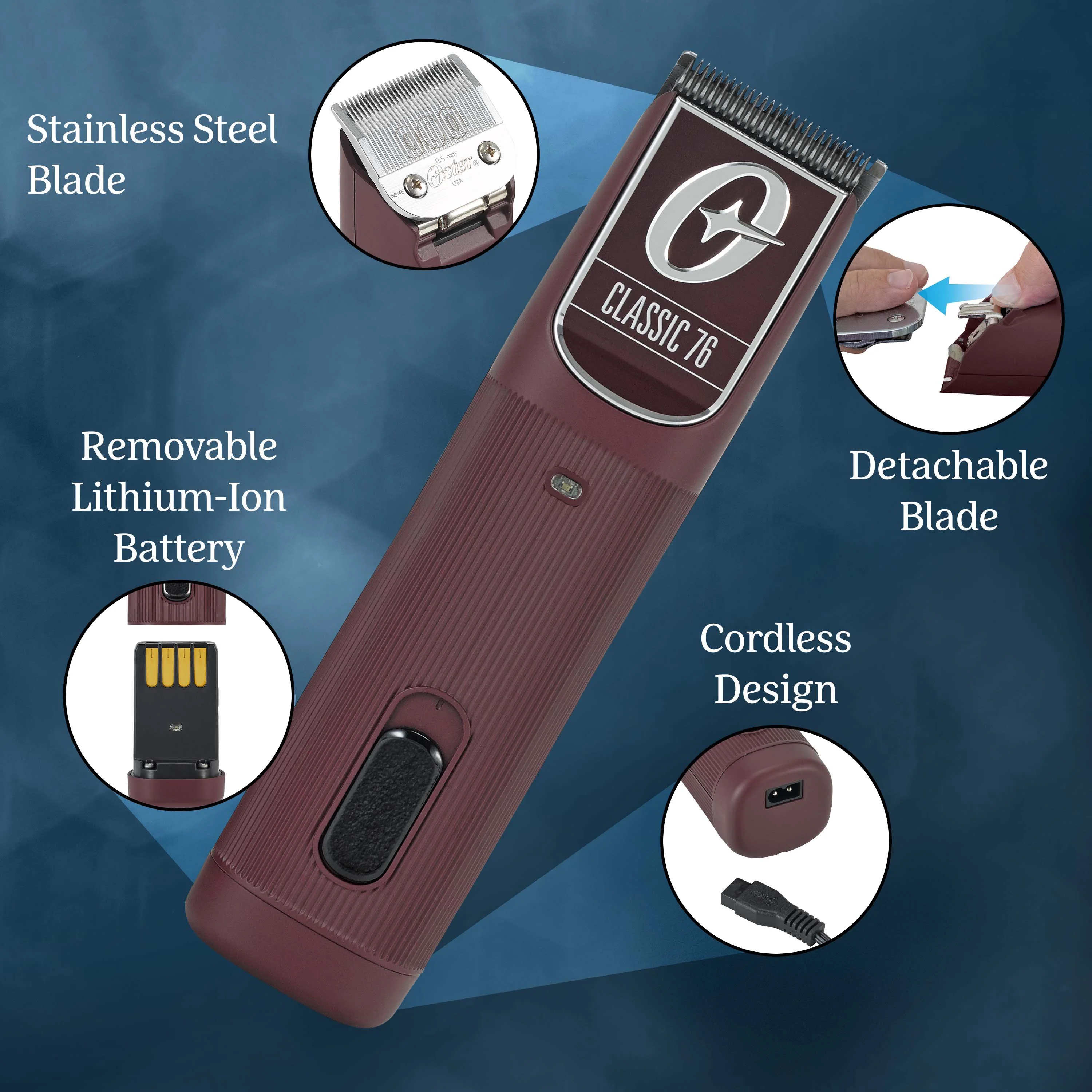 Oster Professional Cordless Classic 76 Hair Clipper