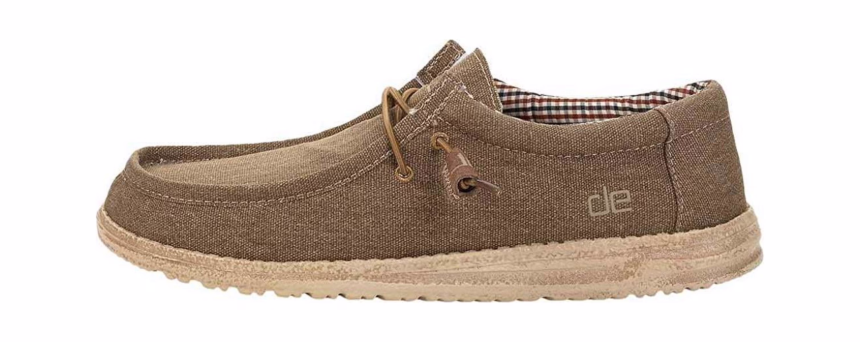 Hey Dude Men's Ultralight Memory Foam Cushioned Insole Wally Classic Shoes (Nut, 8)