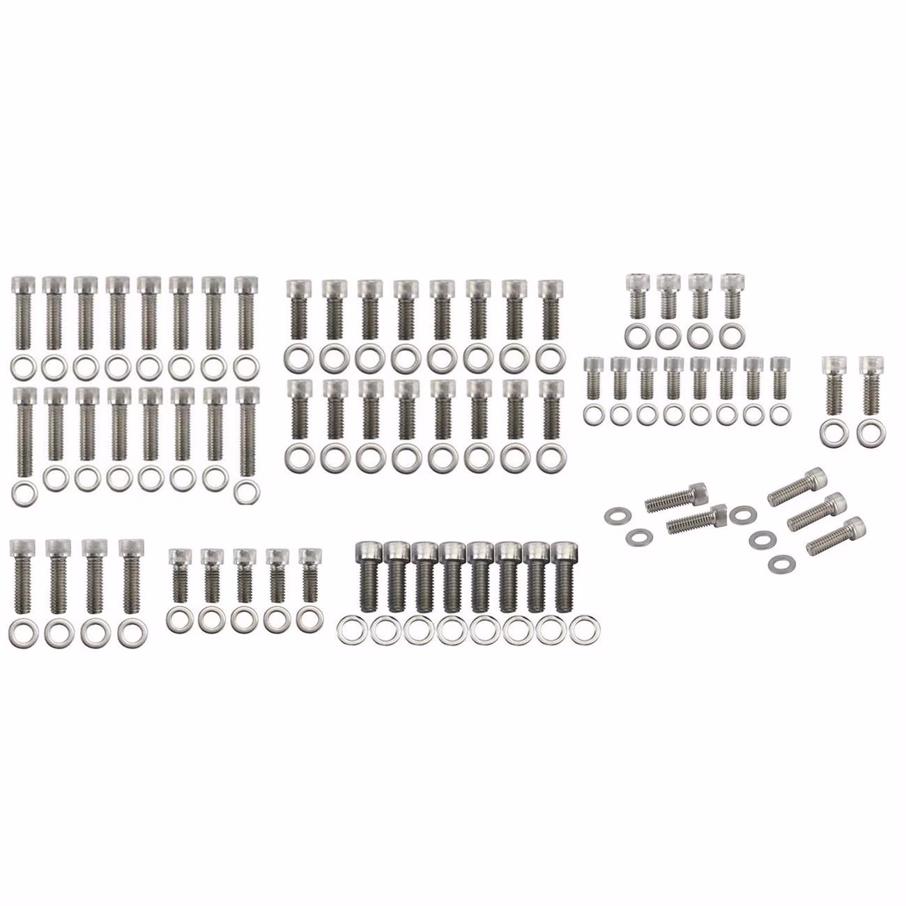 Early Flathead Ford Bolt Kit, for Offy-Sharp Intake/Tube Headers
