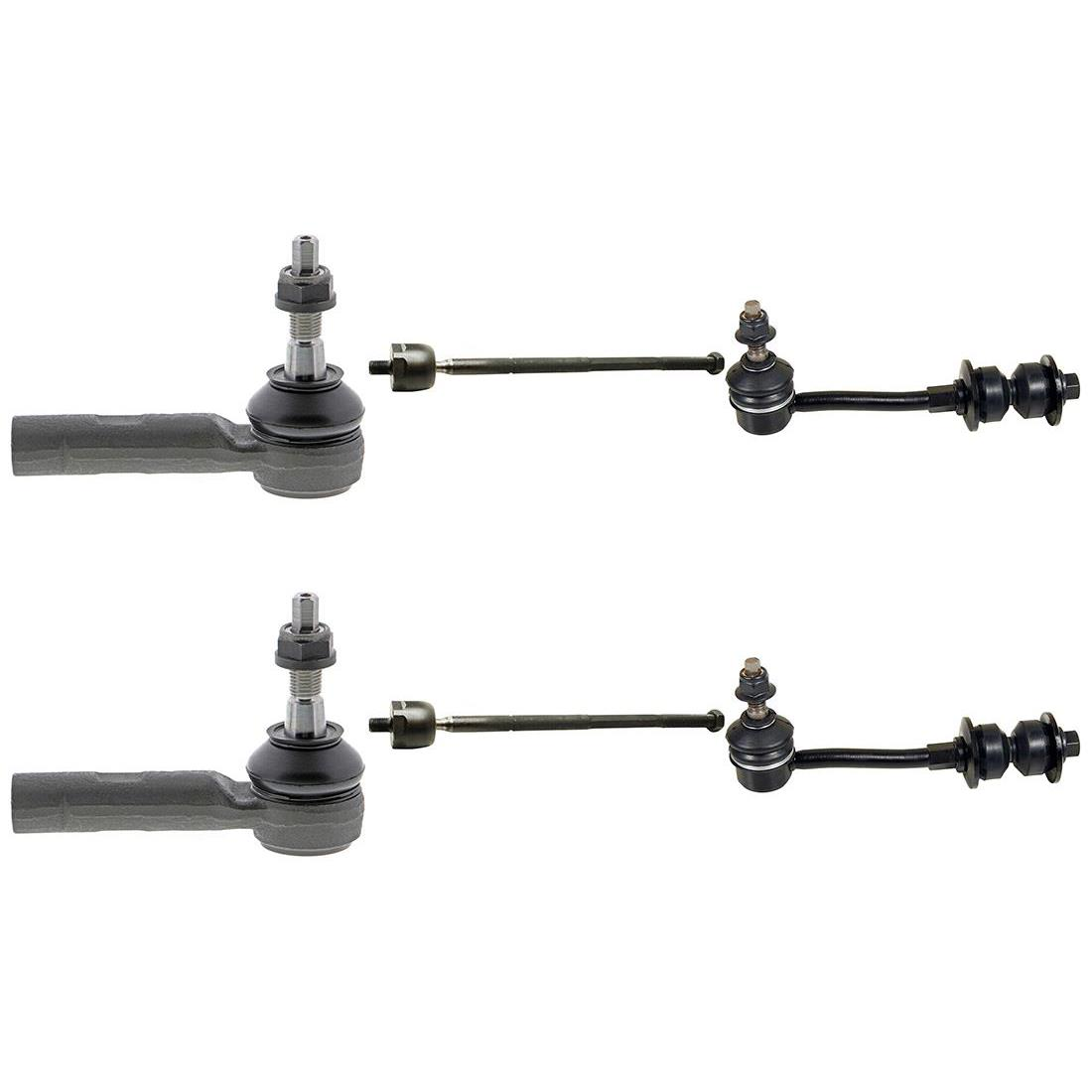 Mevotech 6pcs Front Tie Rod End Sway Bar Link For 2000-2003 Dodge Durango
