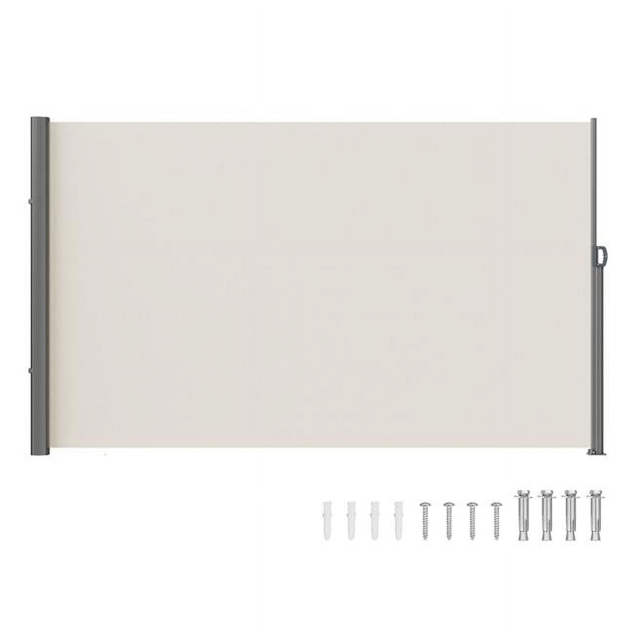Vevor KSSCP180X300TP4R5V0 Retractable Side Awning, 71 x 118 in. Outdoor Privacy Screen - Beige