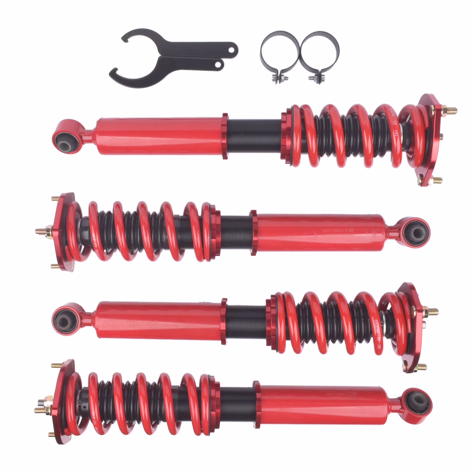 GELUOXI 4pcs Coilover Suspension Shocks Struts Kit for Toyota Supra 1987-1992 Turbo/Base 2D 3.0L
