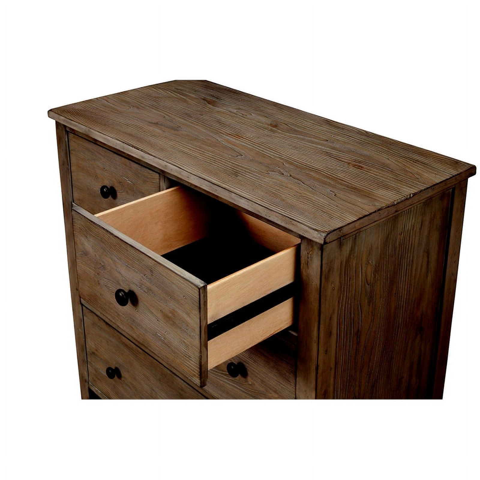 Home Square 4-Piece Set with Standard King Headboard & Chest & 2 Nightstands