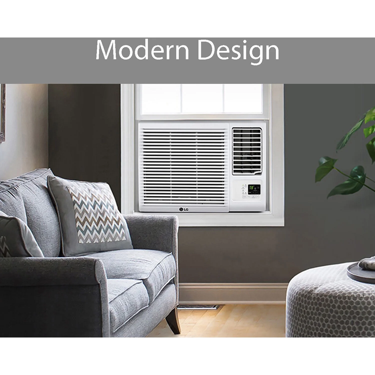 LG Electronics 12,000 BTU Heat and Cool Window Air Conditioner with Wi-Fi Controls