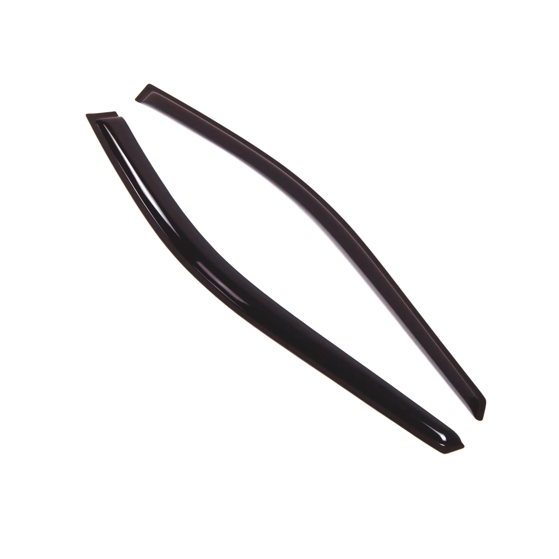 TuningPros Outside Mount Window Visor Deflector Smoke Tinted 2 Pcs Set For 1996-2007 Dodge Grand Caravan