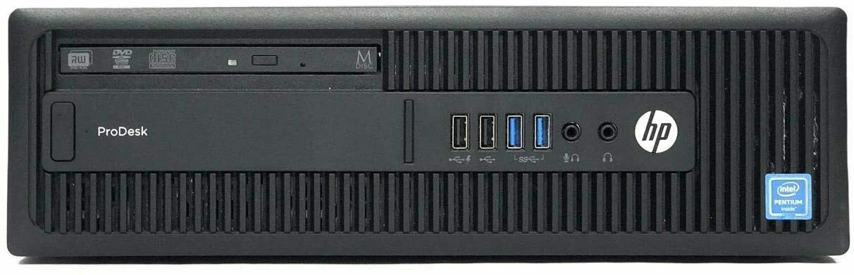HP 600 G2 Desktop Computer Intel Pentium G4400 3.3GHz CPU 8GB Ram, 240GB SSD, 1TB HDD, New 20