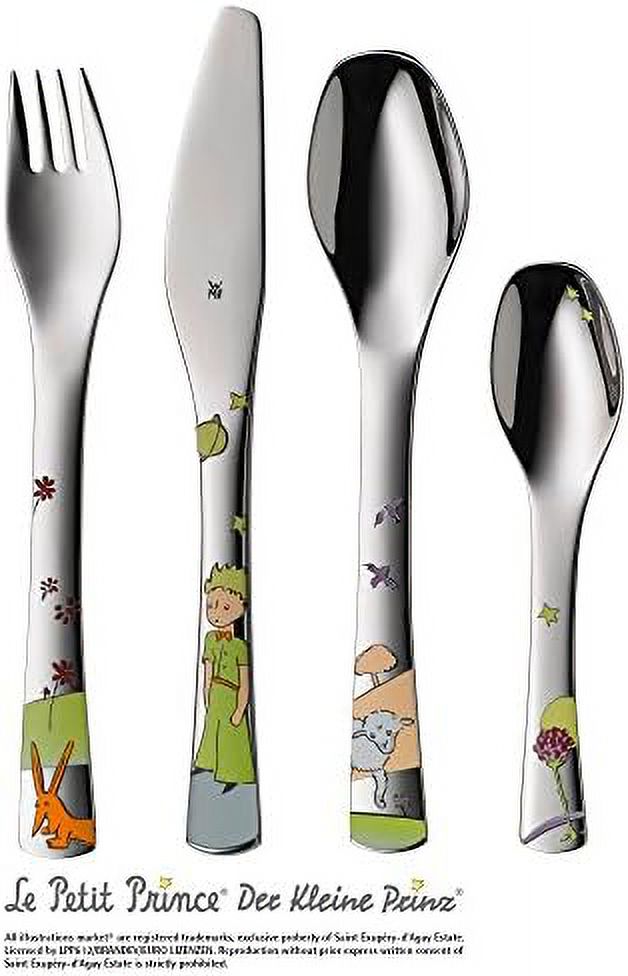 Children Crockery-Set 6-Pieces The Kleine Cromargan 18/10 Stainless Steel Brushed Suitable From 3 Years