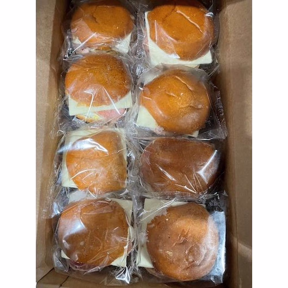 Oak Stove Kitchens Brioche Egg Cheese and Bacon Sandwich, 32 count