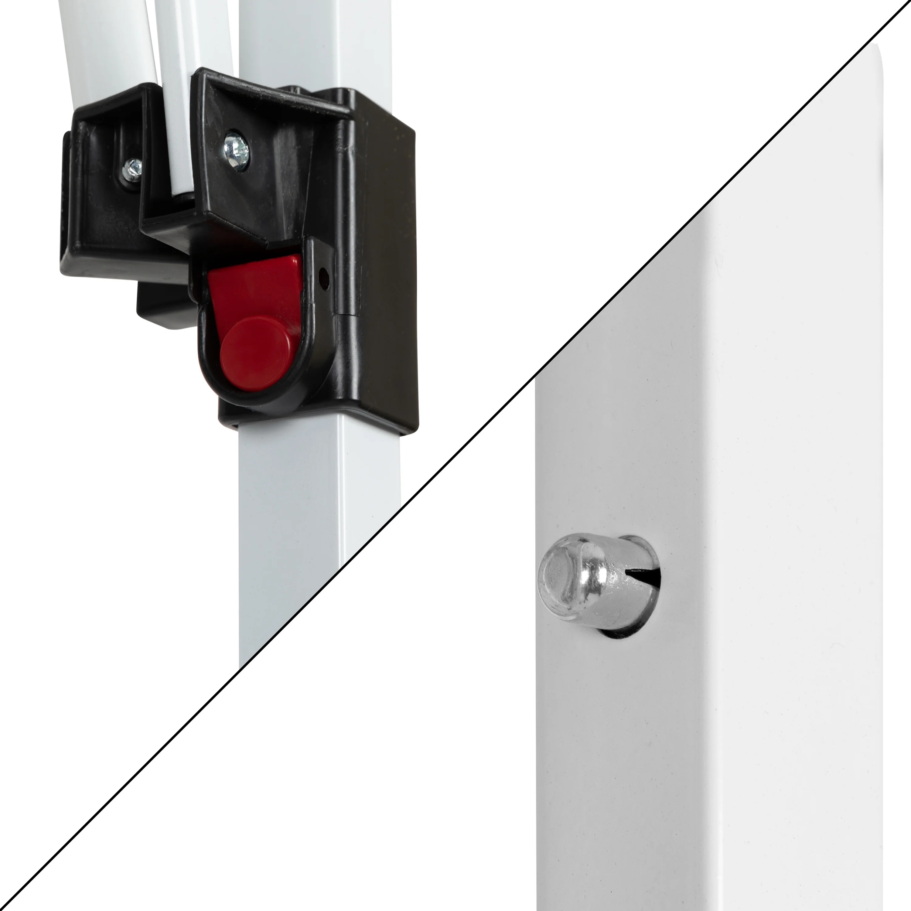 Flash Furniture 10'x10' Blue Pop Up Event Straight Leg Canopy Tent with Sandbags and Wheeled Case