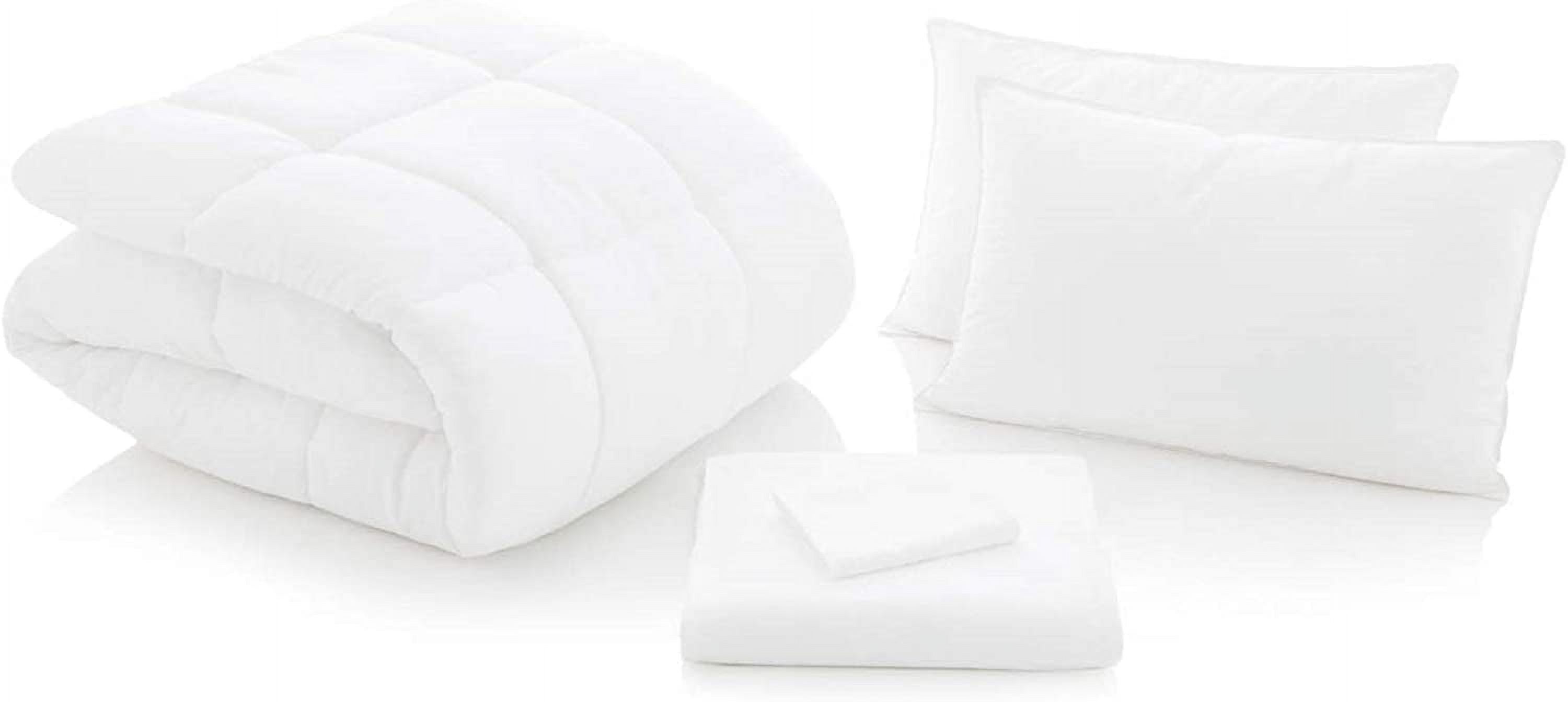 WAGEE Bag Complete Bedding Set-Queen-White