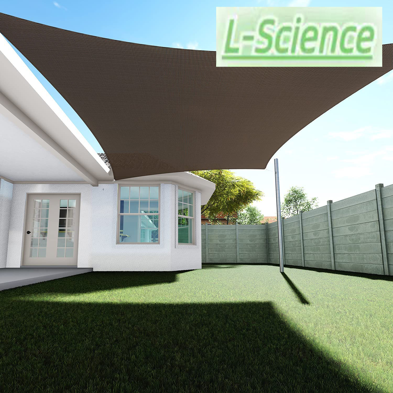 Sun Shade Sail Permeable Canopy Cover Commercial Standard 180 GSM HDPE