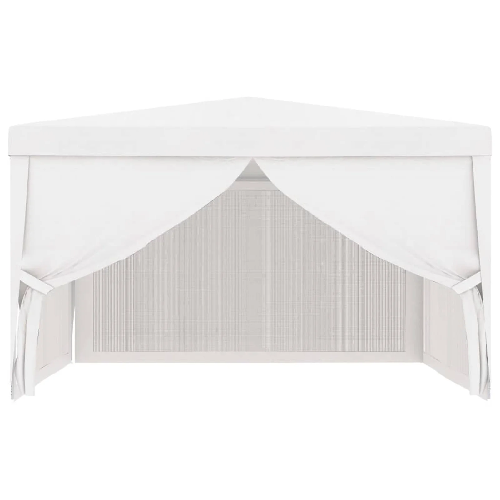 Uteam Mesh Sidewall Party Tent 13.1x13.1 White for Outdoor Gatherings