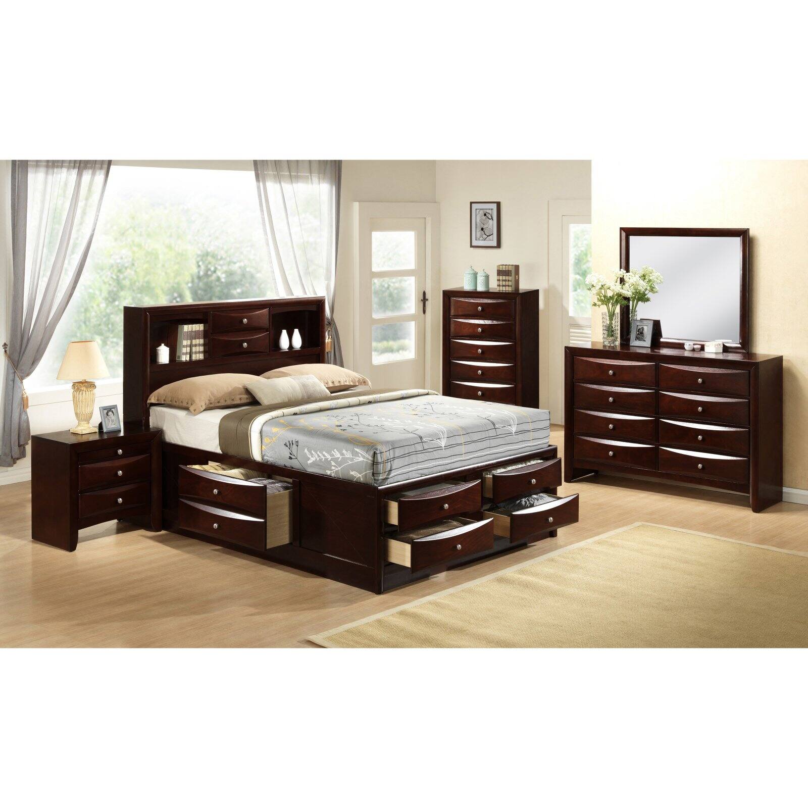 Picket House Furnishings Emily Storage Platform Bed