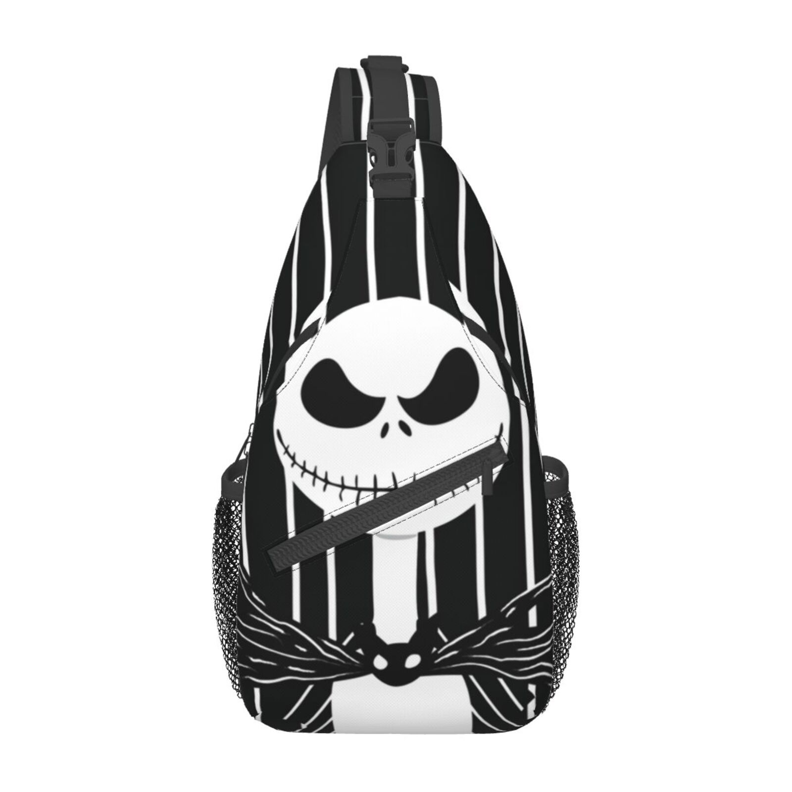 The Nightmare Before Christmas Chest Bags Crossbody Sling Backpack Unisex Travel Hiking Daypack Shoulder Bag Gifts For Women Men