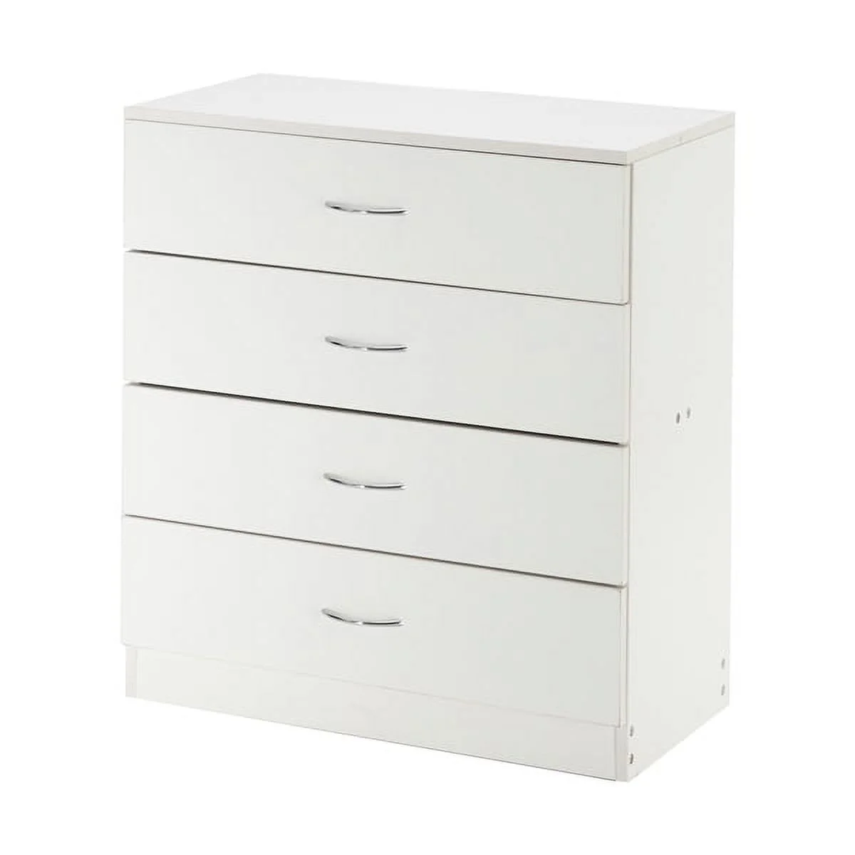 Modern White 4 Drawer Dresser, Chest of Drawers for Bedroom, Storage Cabinet Dresser Organizer Unit with Handle for Living Room, Closet, Hallway, Nursery,23246922