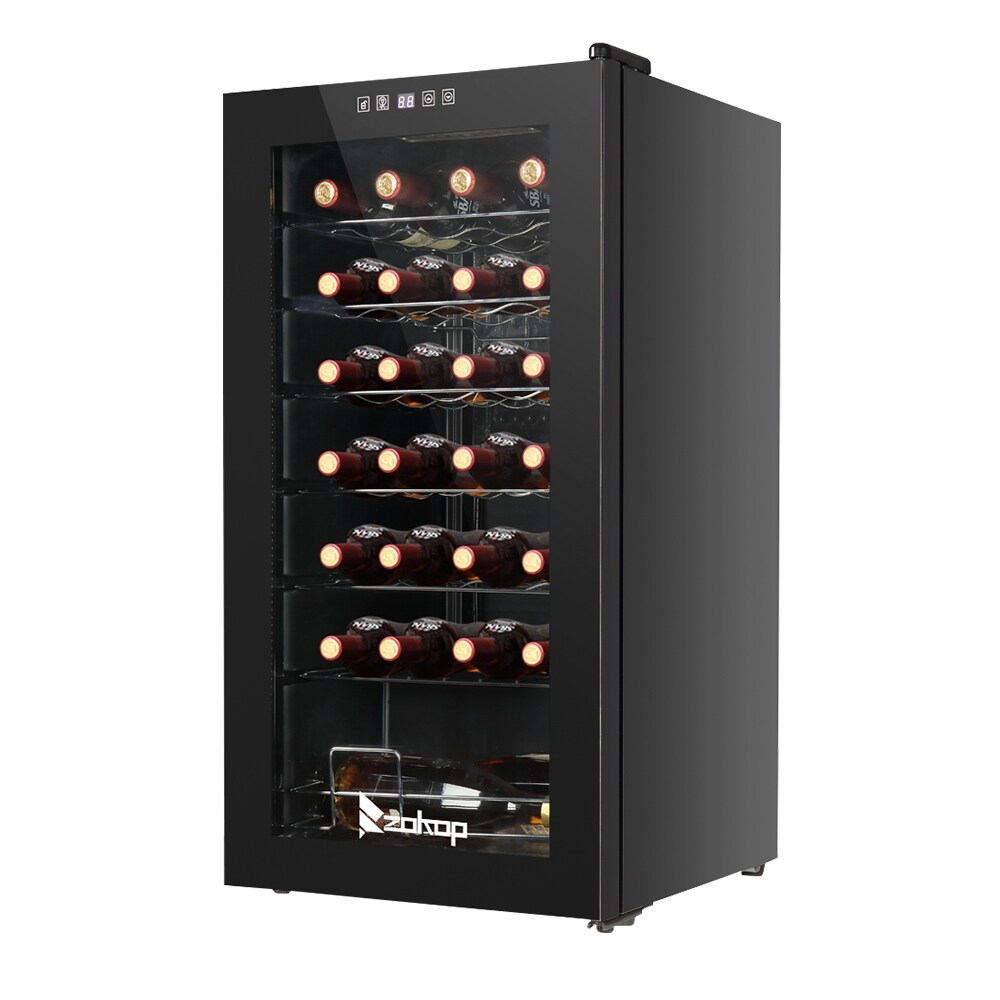 18/28-Bottle Compressor Wine Cooler and Refrigerator for Home, Bar, Perfect for Soda Beer or Wine, Stainless Steel, 1.8Cu.Ft 34-Bottle
