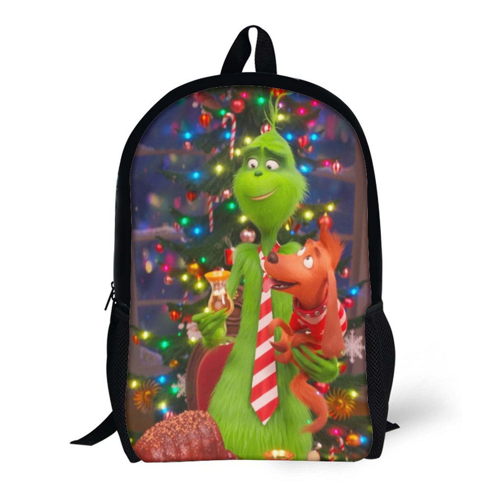Film Grinch Backpacks Basic Shoulder Daypack Bookbag Satchel Knapsack Rucksack For School Office Travel