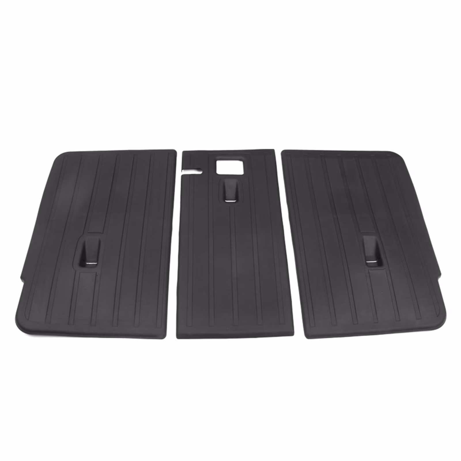 Ikon Motorsports Protector Backrest Covers Compatible with 2020-2023 Tesla Model Y, Black Injection TPE All Weather Waterproof Anti-Slip Second Row Seats Back Cover All Weather Seat Protector