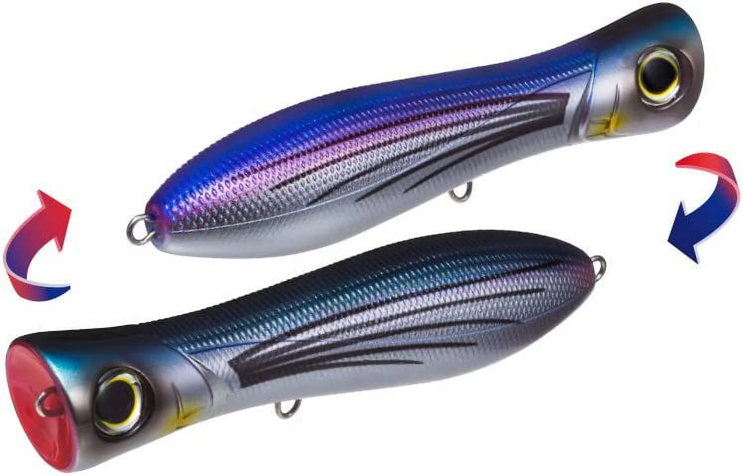 Yo-Zuri R1154-CFF Bull Pop Floating Lure, Flying Fish