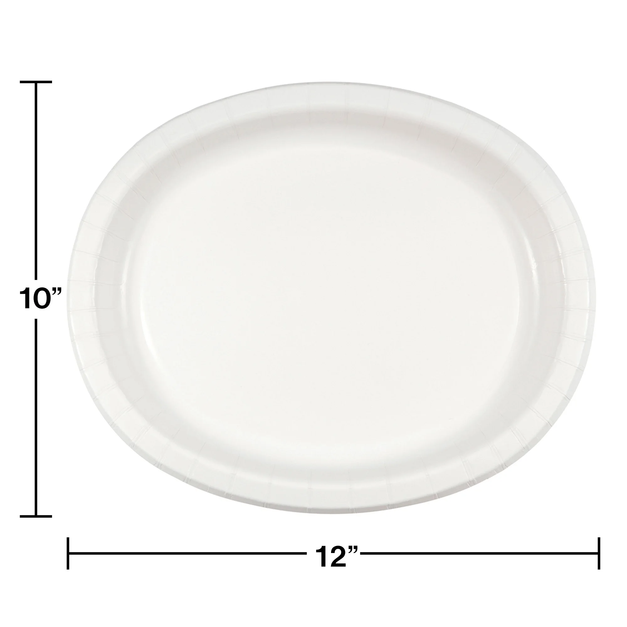 Party Central Pack of 96 White Disposable Paper Party Banquet Dinner Plates 12