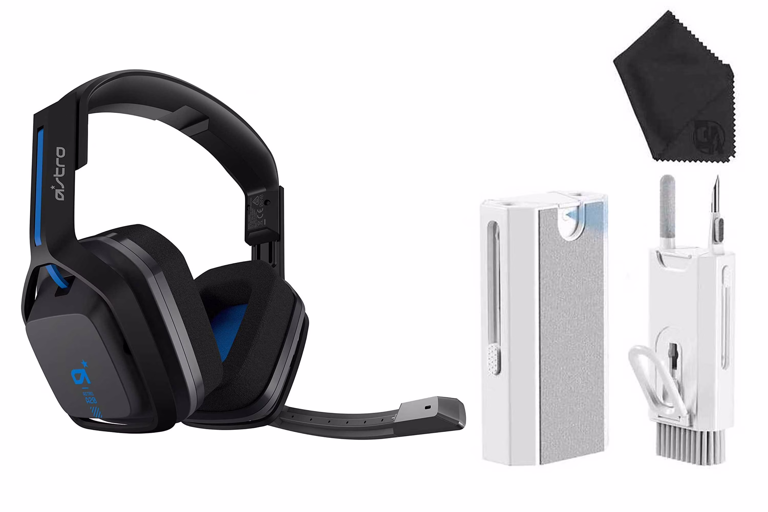 Pre-Owned ASTRO Gaming A20 Wireless Headset, Black/Blue PlayStation 4 (Refurbished: Like New)