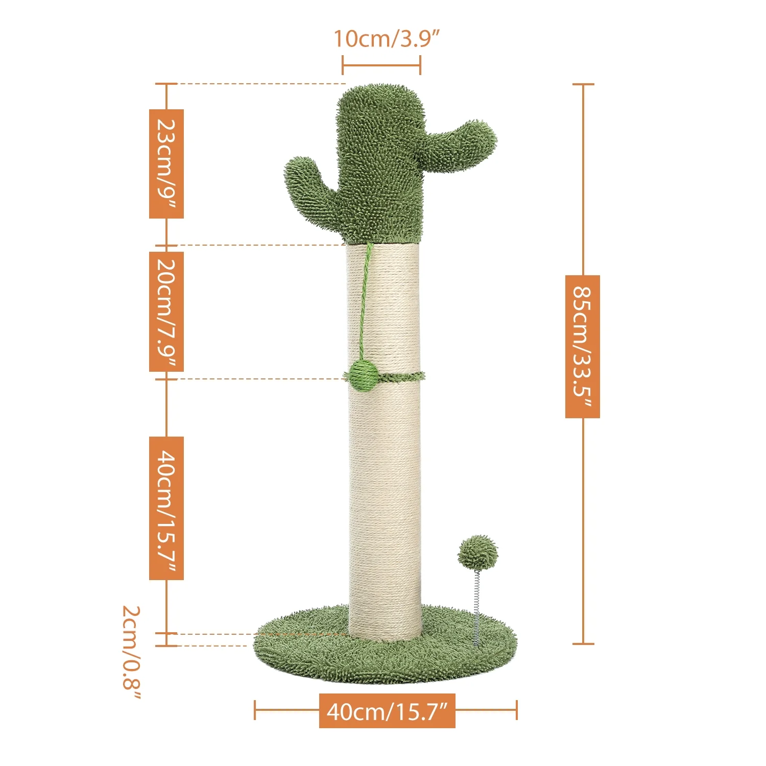 Cactus Sisal Cat Scratching Post