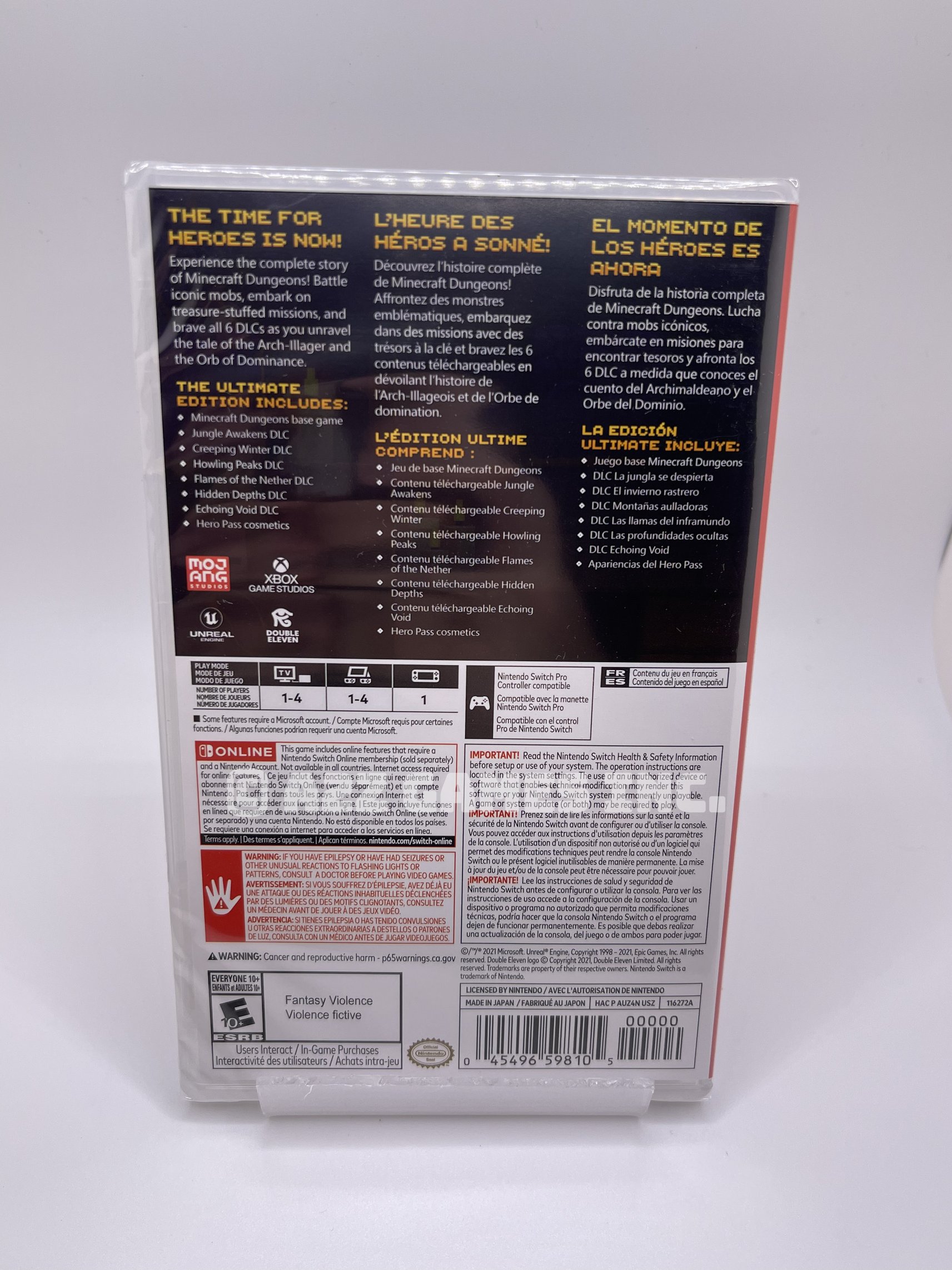 Minecraft Dungeons Ultimate Edition (Nintendo Switch) (European Version)