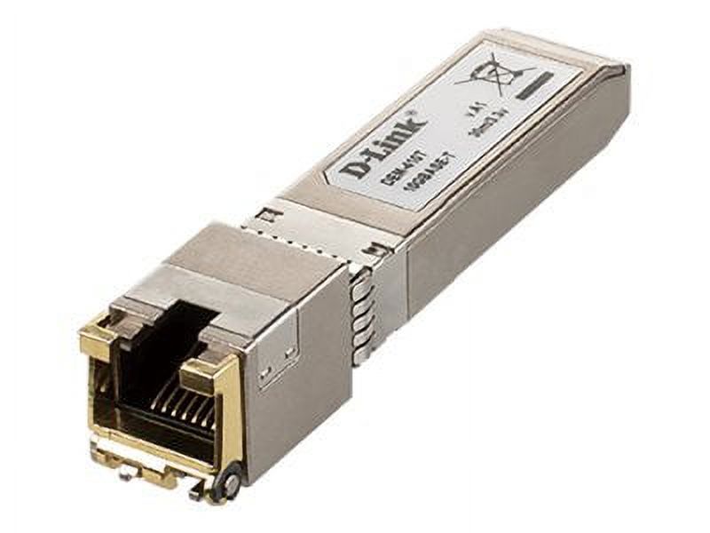 D-Link DEM 410T - SFP+ transceiver module - 10GbE - 10GBase-T - RJ-45 - up to 98 ft