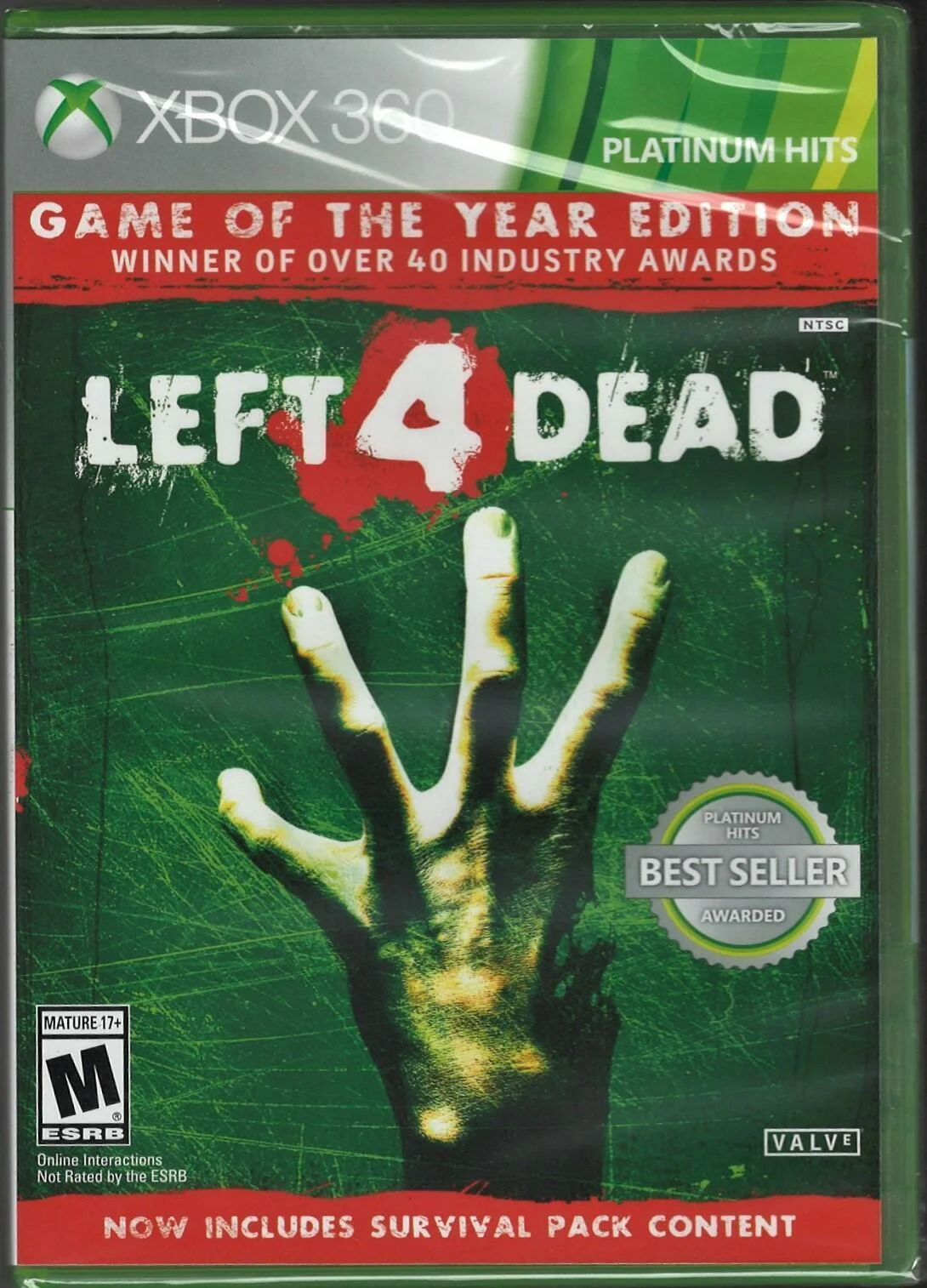 Left 4 Dead: Critic''s Game of the Year Edition (Platinum Hits) Xbox 360 -0014633098761