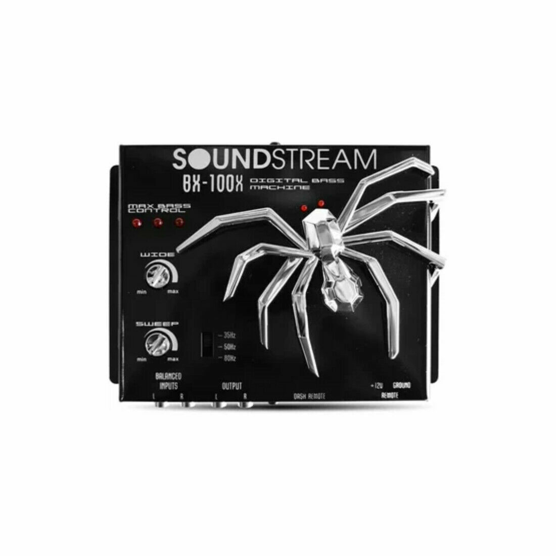 SOUNSTREAM BX-100X New Digital Bass Reconstruction Processor Epicenter Black Bundle