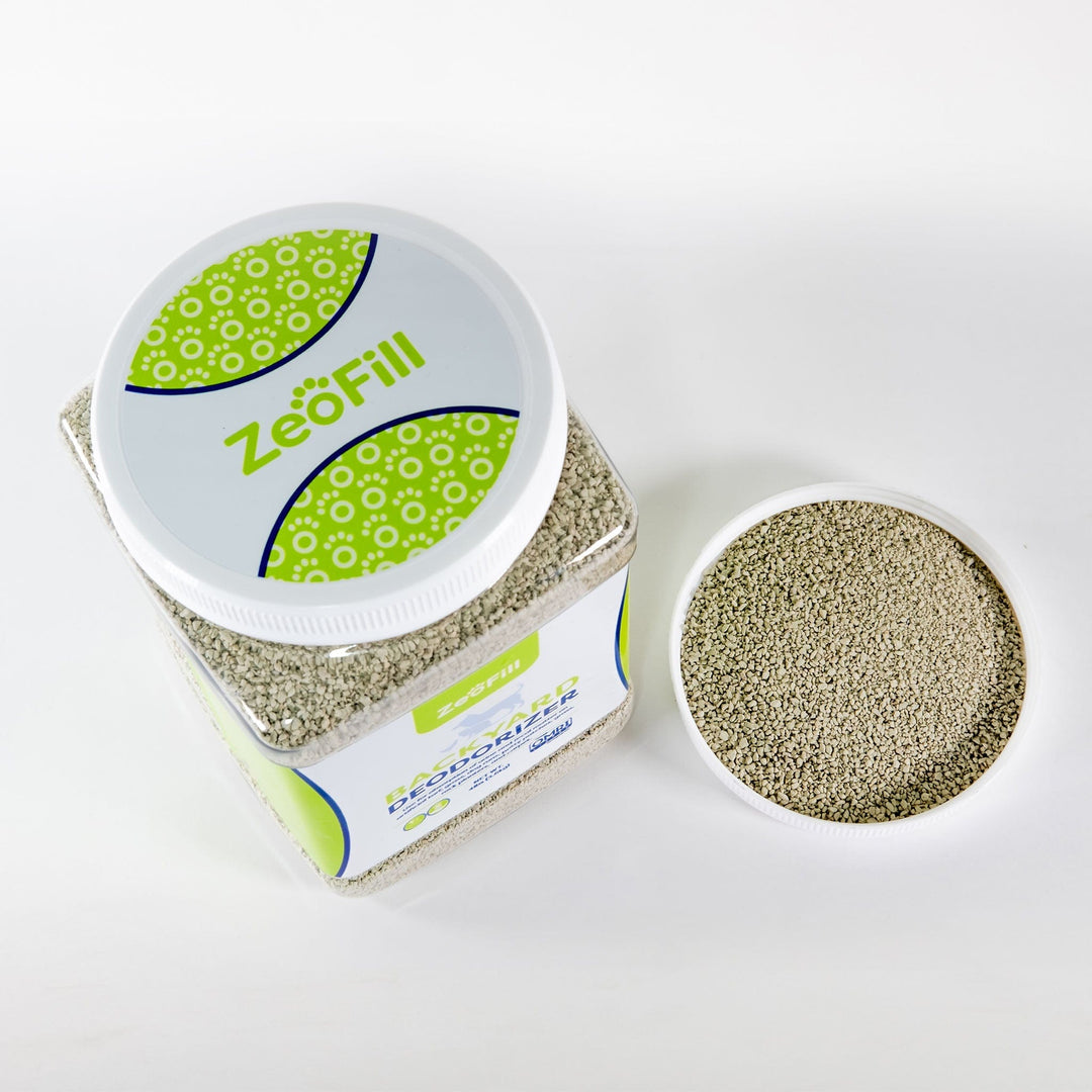 ZeoFill Backyard Deodorizer – Eliminates Pet Urine Odors on Potty Patches, Artificial Turf, Grass, Lawns, Patios, Concrete & Playgrounds | Dog, Cat Litter Box Odor Eliminator & Freshener | 4 lbs