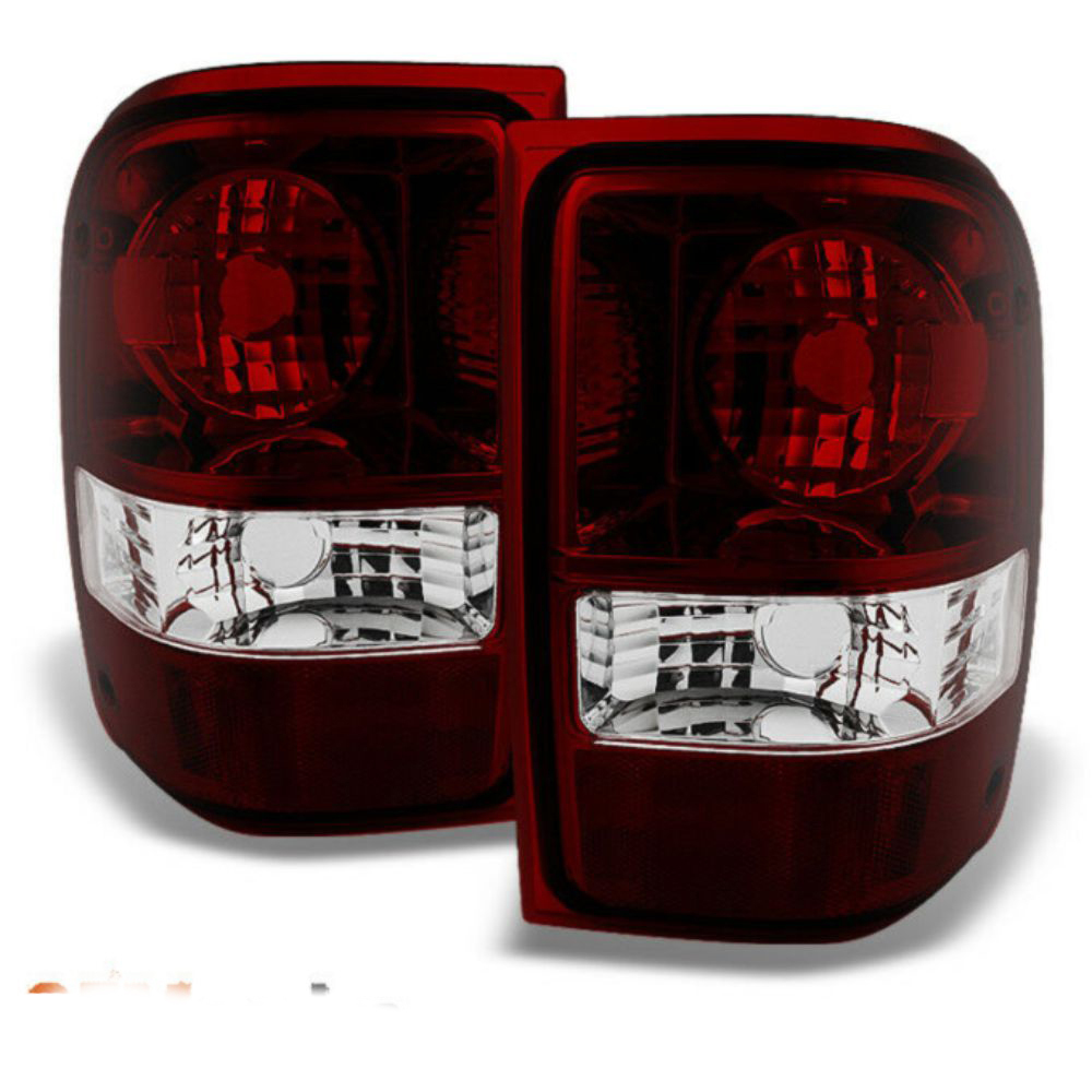 Teledu For 2001-2011 Ford Ranger Pickup Dark Red Lens Tail Lights Replacement