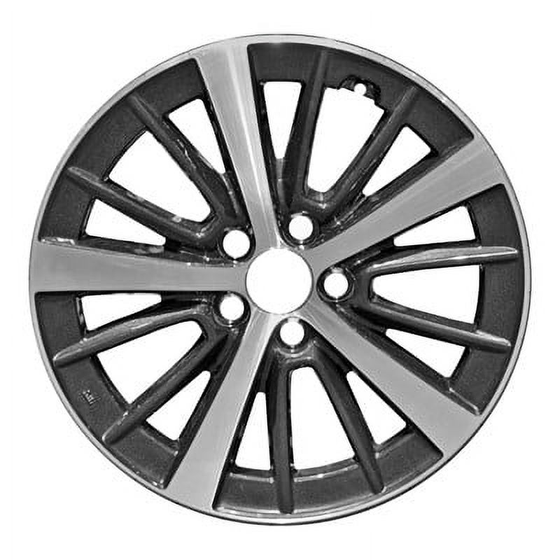 KAI 16 X 6.5 Reconditioned OEM Aluminum Alloy Wheel, Machined/Black, Fits 2017-2019 Subaru Impreza