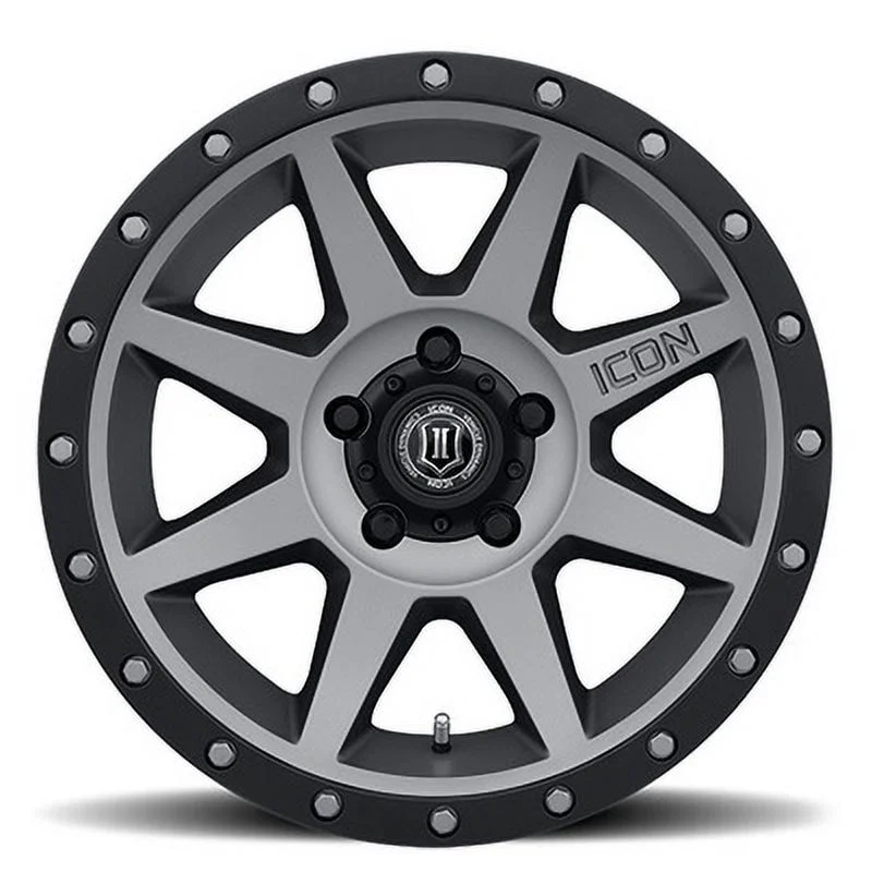 ICON Alloys Rebound Wheel, 20x9 with 6 on 5.5 Bolt Pattern - Titanium - 1820908350TT