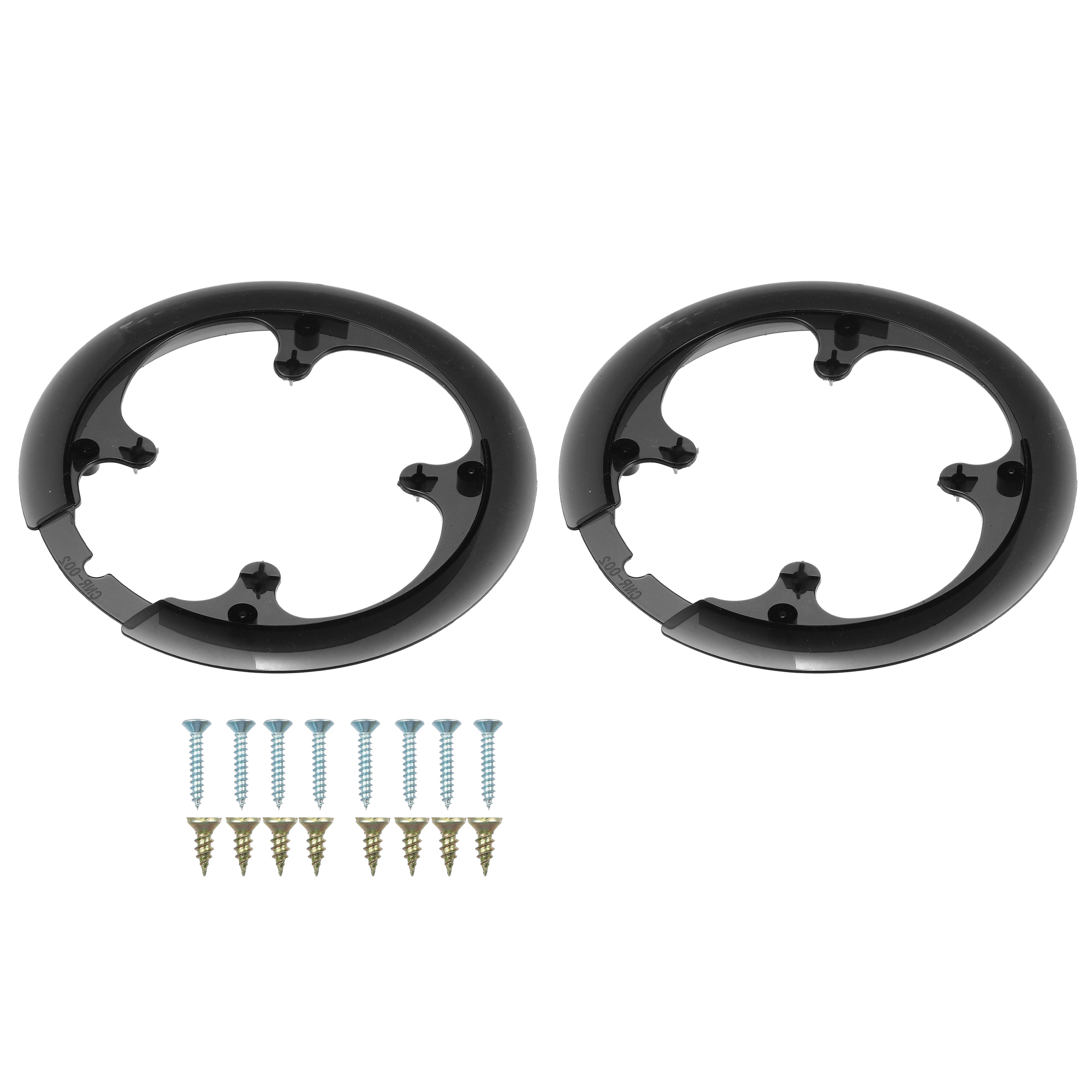 Unique Bargains 2 Pcs 42 44 Teeth 7.4cm 9.5-10.5cm Bicycle Bike Crankset Chain Wheel Cover Protection Chain Wheel Protective Cover Black